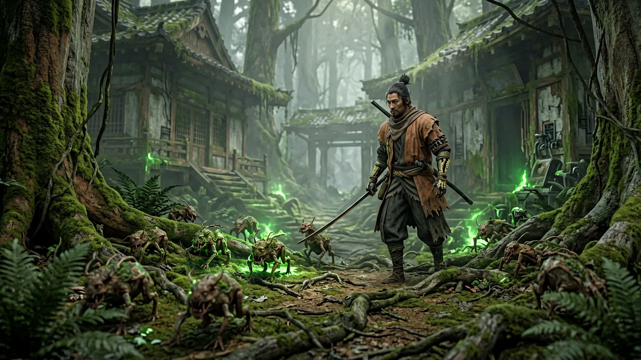 Small, fast corrupted creatures scattering through blighted undergrowth