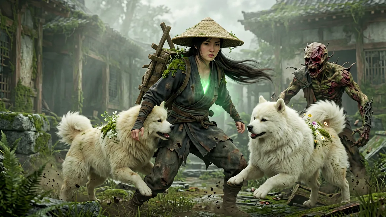 Emma mid-combat with vines and Koo in a Beast of Reincarnation gameplay showcase